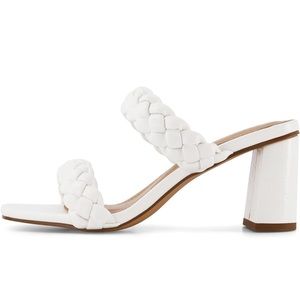 Dunes + CUSHIONARE Iris braided heel sandal